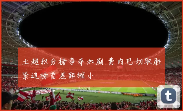 土超积分榜争夺加剧 费内巴切取胜紧追榜首差距缩小